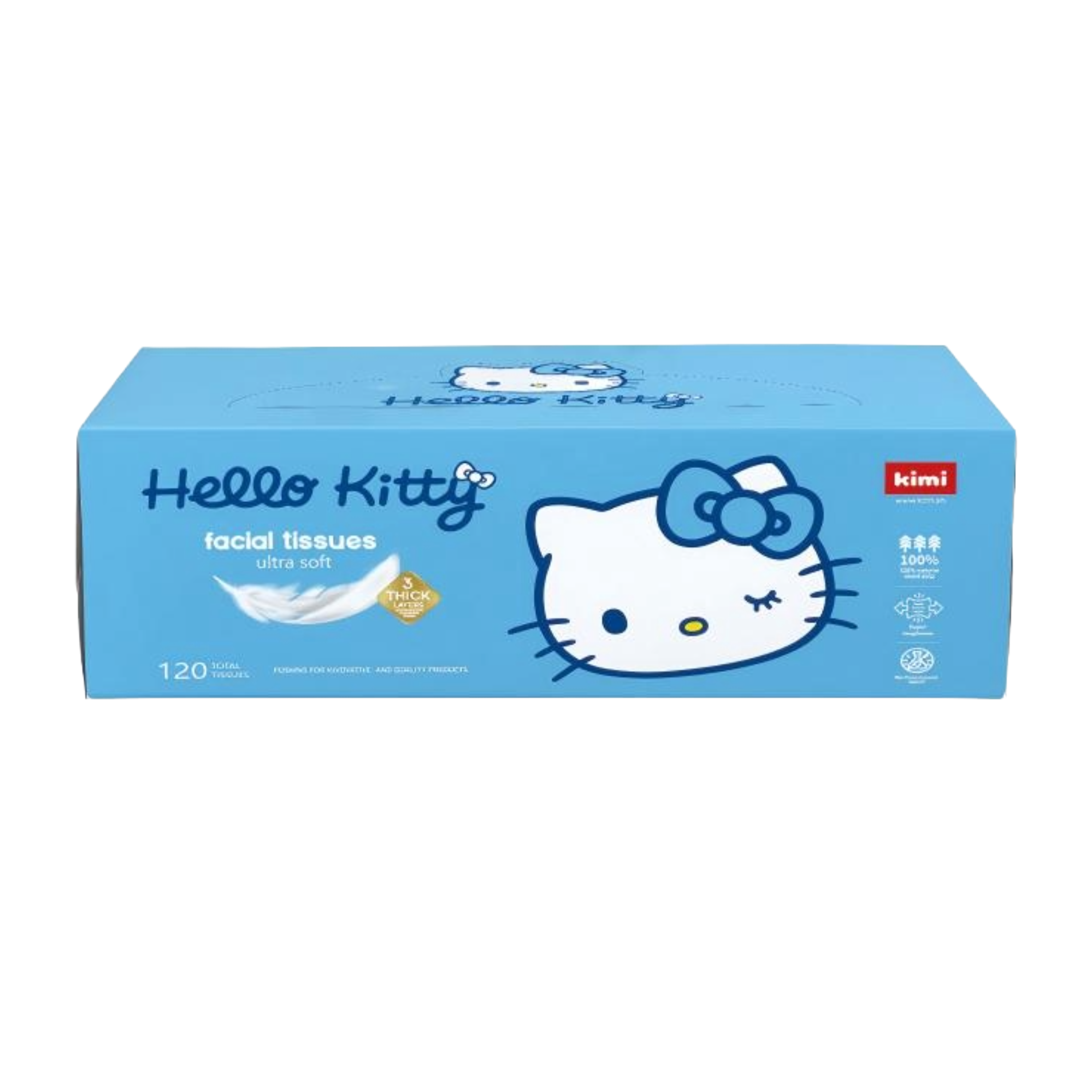 Blue Facial Tissue