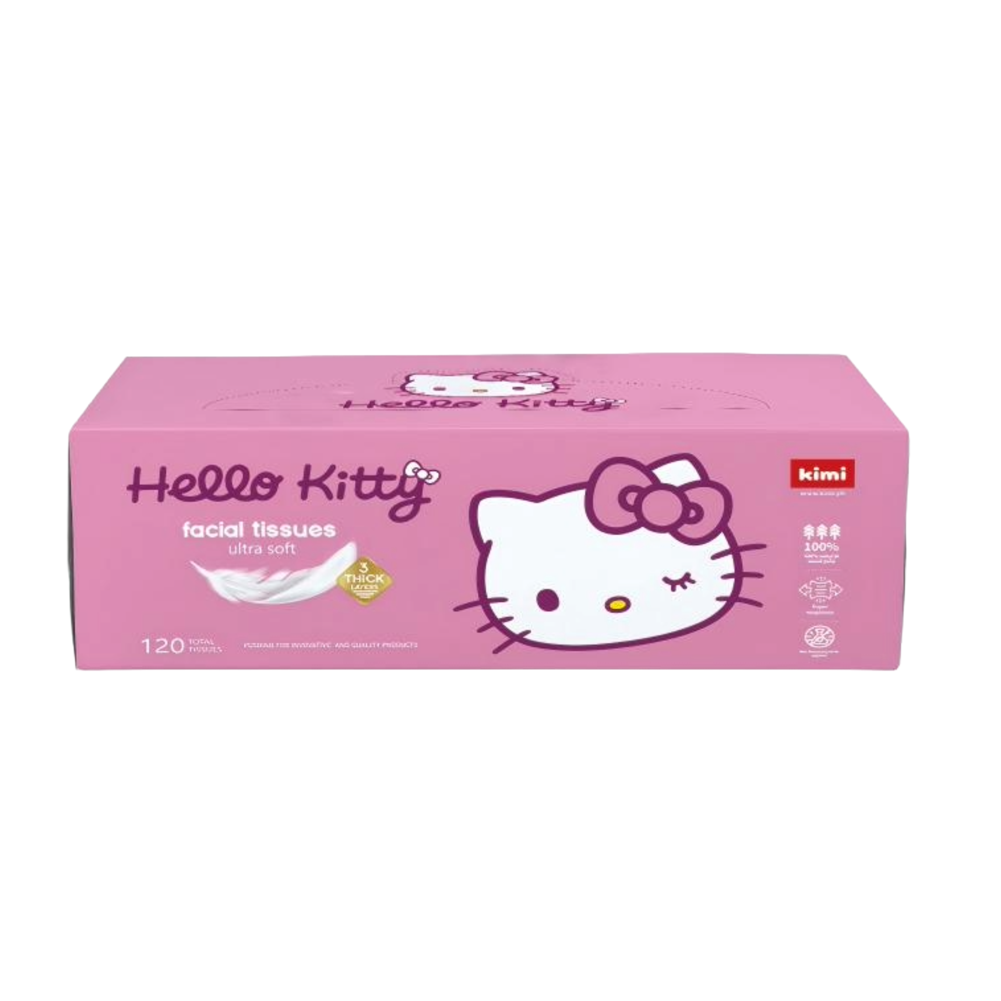 Pink Facial Tissues